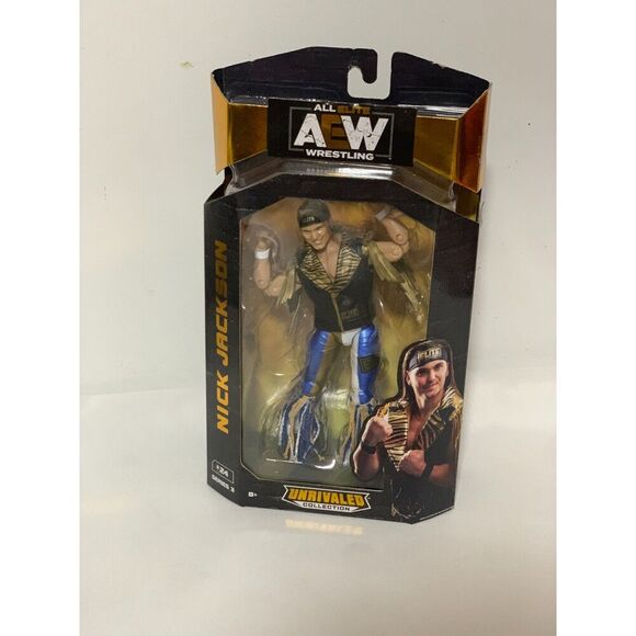 AEW Unrivaled Nick Jackson Series 3 Elite Wrestling collector Action Figure #23 - Picture 1 of 4